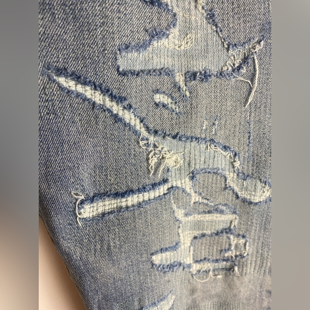 New Levi's 512 reworked patches re/done sewn Size‎ 31 - Picture 8 of 14